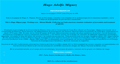 Desktop Screenshot of hugomiguez.com.ar